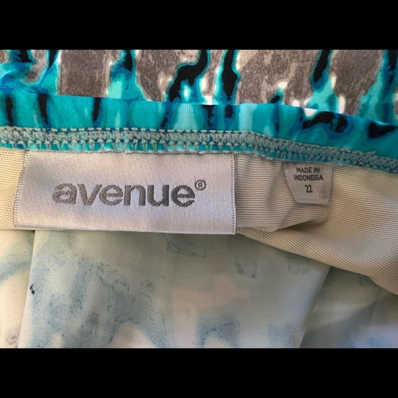Avenue - bathing tankini - size 22 ; turquoise blue shades - Picture 8 of 8